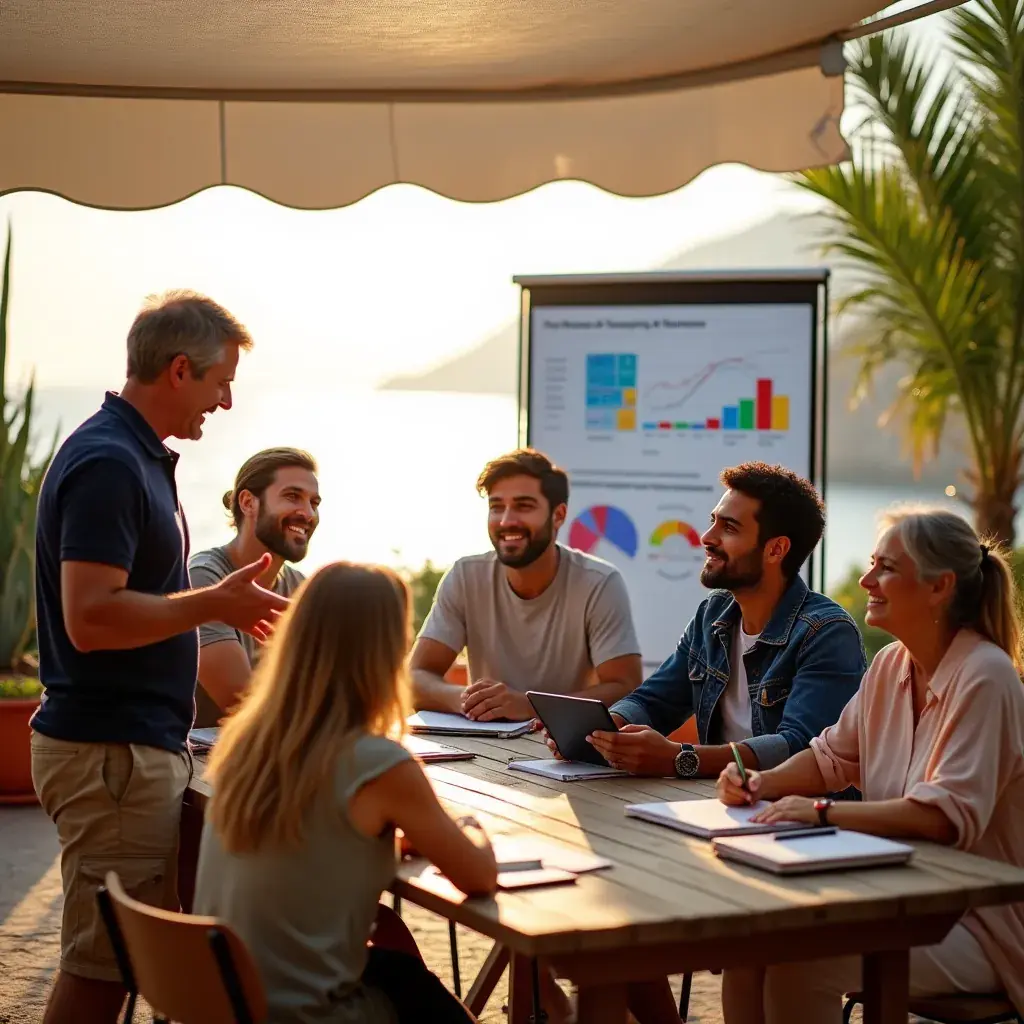 Modern office workspace